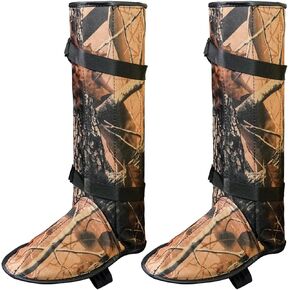 Luwint Bite Proof Snake Gaiters للرجال والنساء، أغطية أحذية مموهة قابلة للتعديل للمشي لمسافات طويلة، وأغطية أحذية حماية للمشي لمسافات طويلة، والصيد، والعمل في الفناء، في الهواء الطلق