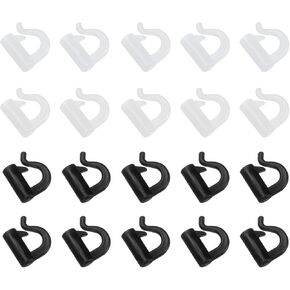 PATIKIL Quick Change Spin Clevis, Plastic Fishing Clevis Crawler Harness Fishing Rotates Spin Snap