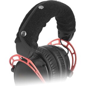 GEVO Replacement Headphone Headband Cover for HyperX Cloud ＆ Alpha,Cloud 1/2/3/Pro,Cloud X/Core,Flight,Stinger Gaming Headset,Headband Cushion Easy Installation No Tool Needed-Velvet Black