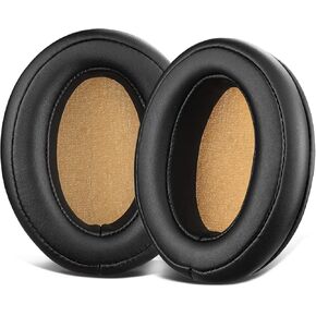 SOULWIT Replacement Ear Pads for Sennheiser Momentum 2.0 (Momentum 2, M2)/HD1 Wireless Over/Around Ear Headphones, Ear Pads Cushions with Noise Isolation Memory Foam - Mo2 LS Black
