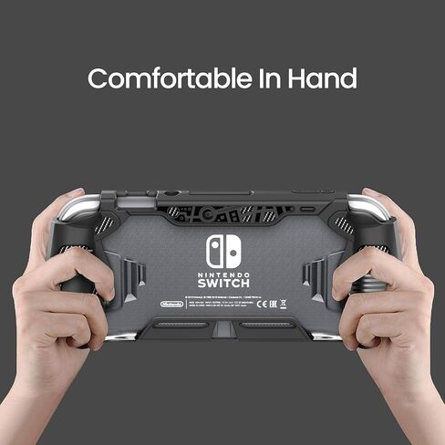 Switch Lite Protective Case for Nintendo Daily Gift (Ergonomic /Sturdy /Full Protection) Gift Idea Family Happy Hours Black in Saudi Arabia