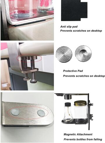 Manual Cold Oil Press Machine Stainless Steel, Nut and Seed Oil Press, 11.4x8.3in Small Household Oil Extractor Peanut Oil Machine in Saudi Arabia