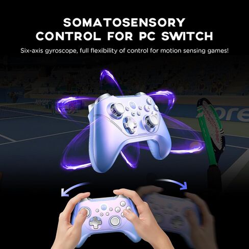 BEITONG Asura 2Pro Plus PC Controller No Drift Hall Effect Joystick Wireless Gamepad For Switch Tesla Mobile Gaming,6 Axis Motion Control/Mechanical Key/Macro Nebulae in Kuwait