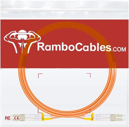 OM2 LC LC Fiber Optic Patch Cables Cord Multimode, 100ft/31m in Kuwait