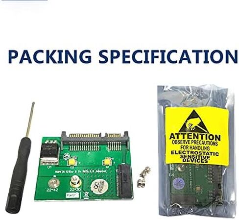 WLGQ NGFF M.2 Key B SSD إلى SATA 2.5 7+15PIN بطاقة الناهض محول محرك الحالة الصلبة PCBA in Kuwait