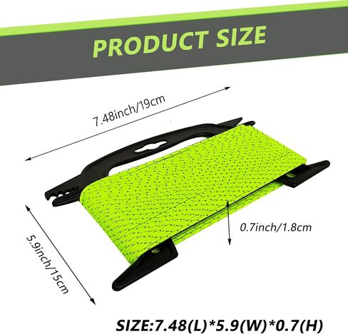 2mm Reflective Guyline Camping Paracord, 65 Feet 240lb Ultralight Thin Cord Rope for Tarp Rain Fly Tent Camping (Green) in Saudi Arabia