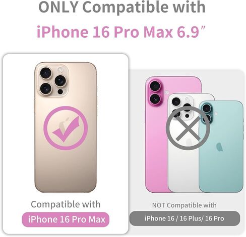 JJGoo Compatiable with iPhone 15 Pro Max Case Clear, Transparent Shockproof Phone Case, Slim Anti-Scratch Hard PC Back Protective Cover Bumper, Clear in Saudi Arabia