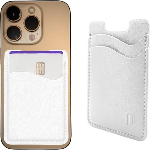 حامل بطاقات من الجلد البني (3 عبوات)، محفظة هاتف، مثالية لهاتف iPhone وSamsung، متين وآمن، لاصق يدوم طويلاً، تصميم بسيط، مريح للغاية in Saudi Arabia