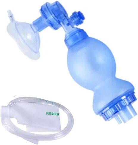 Adult/Child CPR Manual Resuscitation Training Kit - Includes 1 Adult/Child CPR Training Mask, 1 Adult/Child Bag Valve Squeeze Bag, 1 Reservoir Bag and 1 Oxygen Line in Saudi Arabia