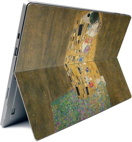 MightySkins Carbon Fiber Skin for Microsoft Surface Pro 7 - Irises | Textured Carbon Fiber Finish | Easy to Apply, Remove, and Change Styles | Made in The USA (CF-MISURPR7-Irises) in Saudi Arabia