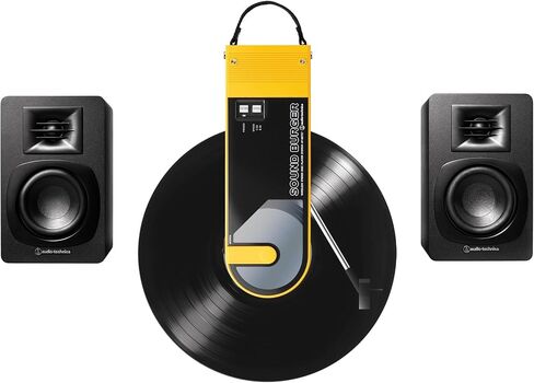 Audio-Technica ATSB727BKPK Turntable Speaker Pack, Black in Saudi Arabia