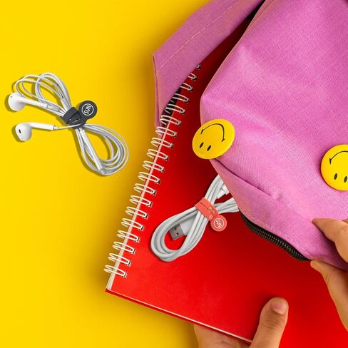 SUNFICON 14 حزمة مقاطع كابل مغناطيسي الأشرطة منظمات الحبل 50 قطعة ملصقات عيد الميلاد لامعة سيليكون تويست العلاقات المرجعية السبورة البيضاء مغناطيس الثلاجة سلسلة المفاتيح هدية المنزل والمكتب والمدرسة متعدد الألوان in Kuwait