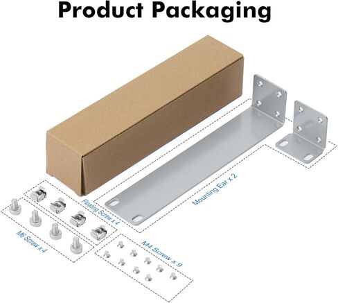 MokerLink 1U Rack Mount Kit Compatible for Ubiquiti Switches, Rackmount Ears for EdgeSwitch ES-8-150W Switch 8 Port and for US-8-150W UniFi Switch 8 Port in Saudi Arabia
