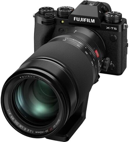 Fujifilm X-T5 Mirrorless Digital Camera Body - Black Bundle with Sigma 18-50mm f/2.8 DC DN Contemporary Lens for Fuji-Film X + 64GB Tough Memory Card + Camara Bag + Vlogging Tripod + Accessories in Saudi Arabia