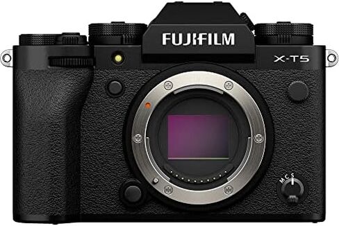Fujifilm X-T5 Mirrorless Digital Camera Body - Black Bundle with Sigma 18-50mm f/2.8 DC DN Contemporary Lens for Fuji-Film X + 64GB Tough Memory Card + Camara Bag + Vlogging Tripod + Accessories in Saudi Arabia