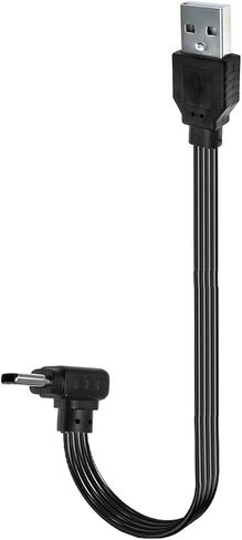كابل USB 2.0 بزاوية مسطحة لأعلى من النوع A ذكر إلى USB-C من النوع C ذكر كابل USB نحيف مسطح لبيانات القرص والهاتف (20 سم) in Saudi Arabia