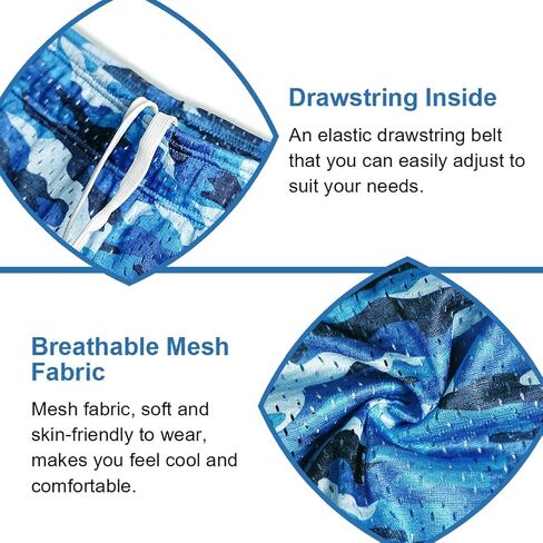 AIMPACT Men's Mesh Booty Shorts 3 Inch Lightweight Athletic Sportswear Gym Workout Retro Running Short Shorts in Kuwait