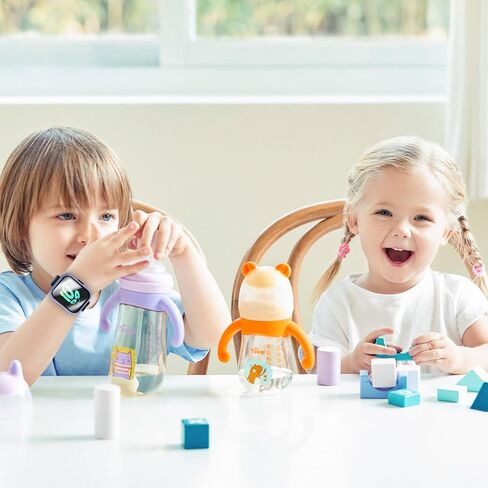 Suoman 4-Pack for SyncUp Kids Screen Protector Case، 2.5D 9H صلابة الزجاج المقسى مجموعة واقي الشاشة لساعة الأطفال Syncup - أسود + أزرق + شفاف + أخضر فلورسنت in Kuwait