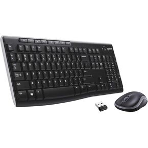 Logitech MK270 Wireless Keyboard and Mouse Combo — Keyboard and Mouse Included in Kuwait