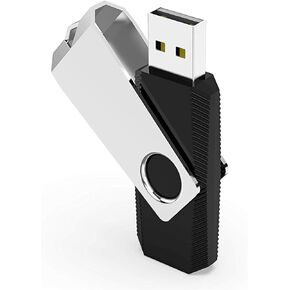 TOPESEL USB Flash Drive 5 Pack 64GB USB Storage Flash Drives, Memory Stick Jump Drive USB Drive Thumb Drives for PC laptops, Tablets, TVs, car Audio (64G, 5PCS, Black)