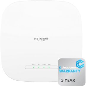 نقطة وصول لاسلكية NETGEAR WAX615 Wi-Fi 6 ثنائية النطاق | 2.4 جيجا هرتز، 5 جيجا هرتز | قابل للتركيب على الحائط والسقف | يتضمن أيضًا دعم ضمان Cloud Care لمدة 3 سنوات in Kuwait