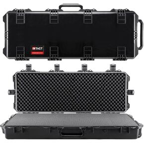 Eylar 53 Inch Intact Premium Series Hard Rolling Rifle Case, Waterproof & Crushproof with Foam