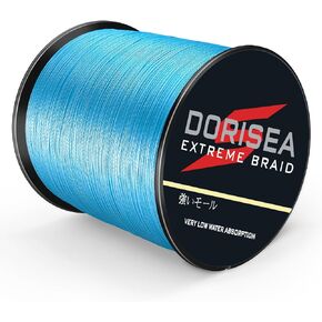 Extreme Braid 100% Pe Blue Braided Fishing Line 109Yards-2187Yards 6-550Lb Test Fishing Wire Fishing String Incredible Superline Zero Stretch