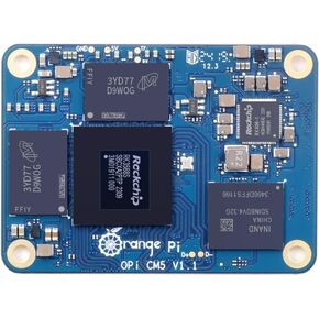 CM5 16GB RAM with 32GB EMMC LPDDR4 Rockchip RK3588S AI Accelerator 6TOPS, Compute Module 5 WiFi Bluetooth BLE(CM5 Tablet Floor Support) Single Board Computer