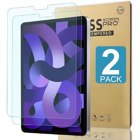 2 Pack Tempered Glass & Blue Light Blocking Screen Protector Film for iPad 10.2’’ Tablet 9th/8th/7th 2021/2020/2019 Model, Tempered Glass Screen Protector with 9H Hardness/Bubble Free/scratch-resistant