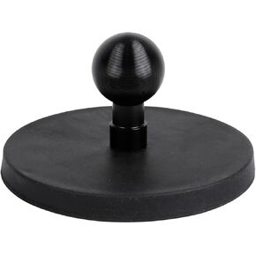 88mm(3.5") Diameter Round Magnet Mount Base with 25mm(1 inch) Ball,Compatible with RAM Mounts B Size Double Socket Arm and Other 1" Ball Bike Motorcycle Phone or GoPro Mount Holder