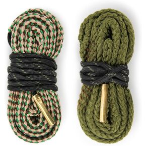 Gun Snake Brush Rope Cleaner for Caliber .308/.3030/.300/.303 and .380/.38/.357/9mm Gun Cleaning Kit
