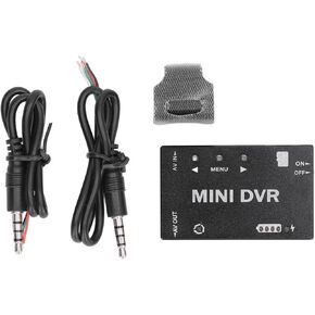 RC Video Recorder Module,Mini RC DVR Module Video NTSC PAL Switchable Built in Battery Video Audio for RC Models