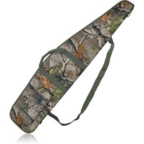 AUMTISC Soft Rifle Case 41/45/49 Padded Shotgun Gun Bag for Storage Scoped Rifles with Zippered Pocket, Detachable Shoulder Sling
