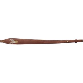 Tourbon Vintage Adjustable Leather Rifle Sling Strap Brown Shooting Hunting Gun Accessories (Brown)