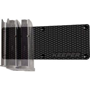 Keeper MG Magnetic Ammunition Holder for Gun Magazines and Clips, Organize Mount in Your Gun Safe, Locker Cabinet, Vault, Ultimate Ammo Storage Accessories for Handgun, Oistol and Rifle Mags, Black