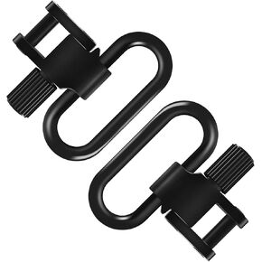 GUGULUZA Gun Sling Swivels for Rifle & Shotgun 1" / 1.25" Heavy Duty Sling Attachment Swivels Black