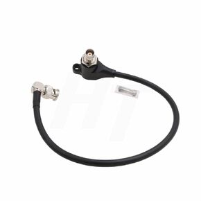 12G 3G HD SDI Protector Surge Over-Voltage Circuit Protection 90-Degree Right Angle BNC Cable for RED Komodo Alexa Blackmagic Camera Atomos Monitor (Red-Angled)