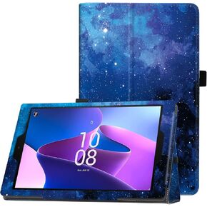 Famavala Folio Case Cover for 10.1" Fire HD 10 Tablet (Previous 9th / 7th / 5th Generation, 2019/2017 /2015 Release) (BlueSky)