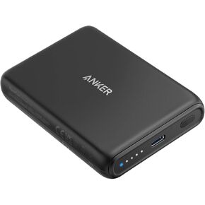 Anker 521 Magnetic Battery (PowerCore Magnetic 5K), 5000 mAh Magnetic Wireless Portable Charger with USB-C Cable, for iPhone 13 /13 Pro /13 Pro Max /13 Mini /12 /12 Pro /12 Pro Max /12 Mini (Black)