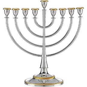 Reed And Barton 896613 Roseland Silver Menorah
