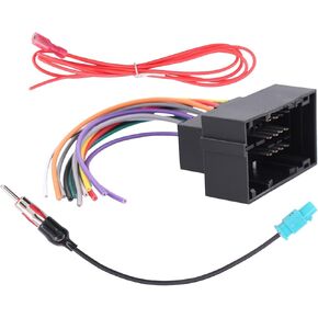 ApplianPar Car Stereo Radio Wire Harness and Antenna Adapter for Ram 1500 2500 3500 2013-2019 for Challenger 2015 2016 2017
