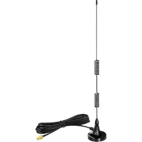 Bingfu Dual Band VHF UHF 136-174MHz 400-470MHz Ham Radio Magnetic Base Antenna Handheld Two Way Radio SMA Female Antenna for Kenwood Wouxun BaoFeng BF-F8HP UV-5R UV-82 BF-888S Ham Radio Walkie Talkie