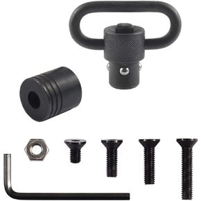 QD 1'' Swivels Mount Quick Detach Loop Base Kit with 4 Screws + 1 nut + 1 Wrench