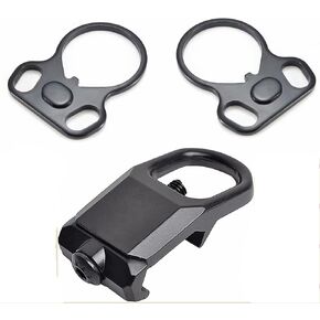 Two Point Sling Mounts,Industries Sling Attachment, Durable Heavy-Duty Sling Attachment Ring for Two Point and Traditional Sling