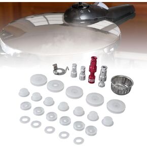 Electric Pressure Cooker Accessory Set - Universal Valve Gasket, Anti Blocking Bracket, Replacement Parts - Silicone, Easy Installation, Improved Performance, Applicable to