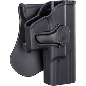 XD45 OWB Gun Holster for Springfield XD-45/XD-45LE Service, Springfield XD-45/XD-45LE Tactical, XD-45 Tactical/Service Mod 2, Outside Waistband Holster, Adjustable Cant & Fast Draw - Right Handed