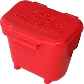 MTM ABP Ammo Belt Pouch for 22LR to 9mm, USA Made, Red