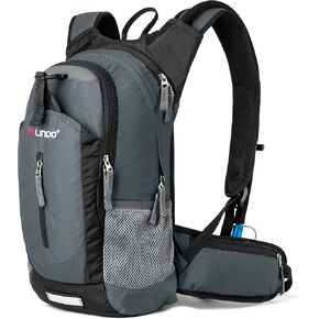 Gelindo Hydration Backpack Insulated Pack with 2.5L BPA Free Bladder: Water Backpack for Men Women - 18L Hydration Backpacks for Hiking Festival Cycling Running Biking
