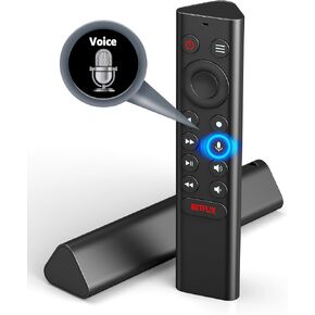 Replacement for Nvidia Shield Remote Control Voice Search, Backlit Buttons, IR Blaster to Control Your TV, Customizable Menu Buttons