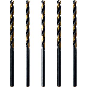 MAXTOOL No.35 5pcs Identical Jobber Length Drills Dia 0.110" HSS M2 Twist Drill Bits Wire Gauge Gage Numbered Straight Shank Drills; JBN02H10R35P5